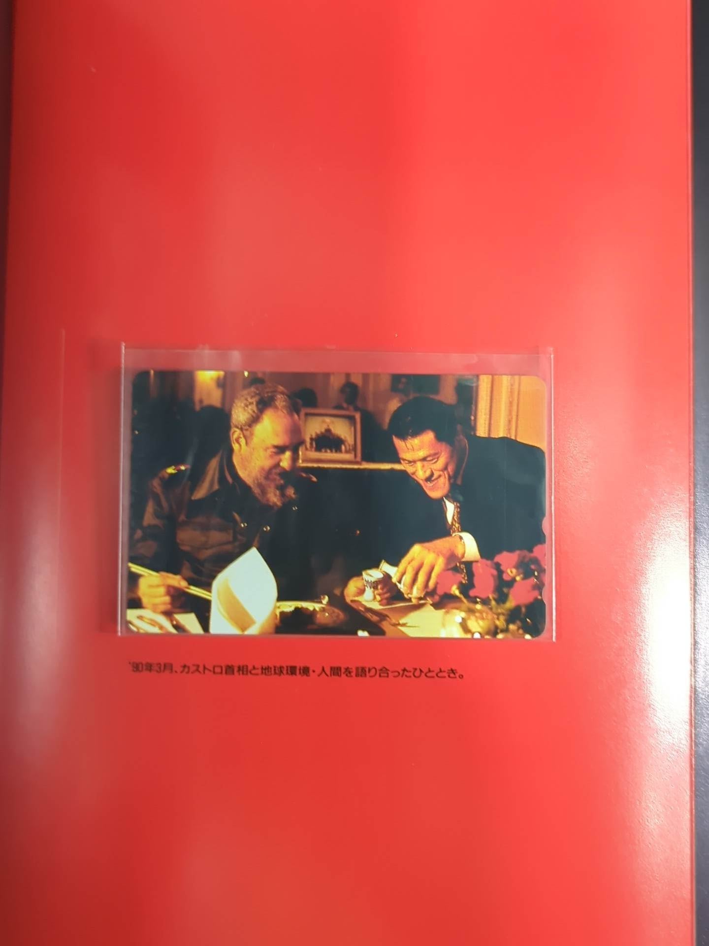 Antonio Inoki  Telephone Card [Heat Album]