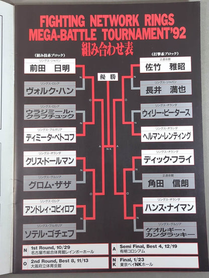 RINGS / MEGA BATTLE TOURNAMENT’92 2nd Round Best 8