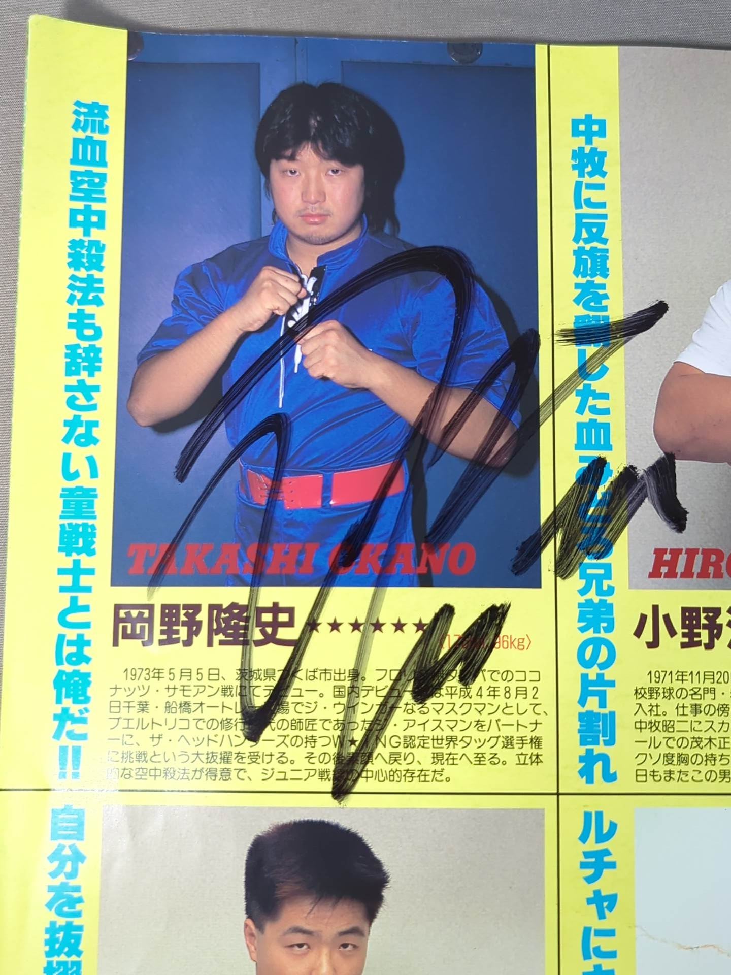 3選手直筆サイン入り】IWA JAPANプロレス / KAWASAKI DREAM インディ