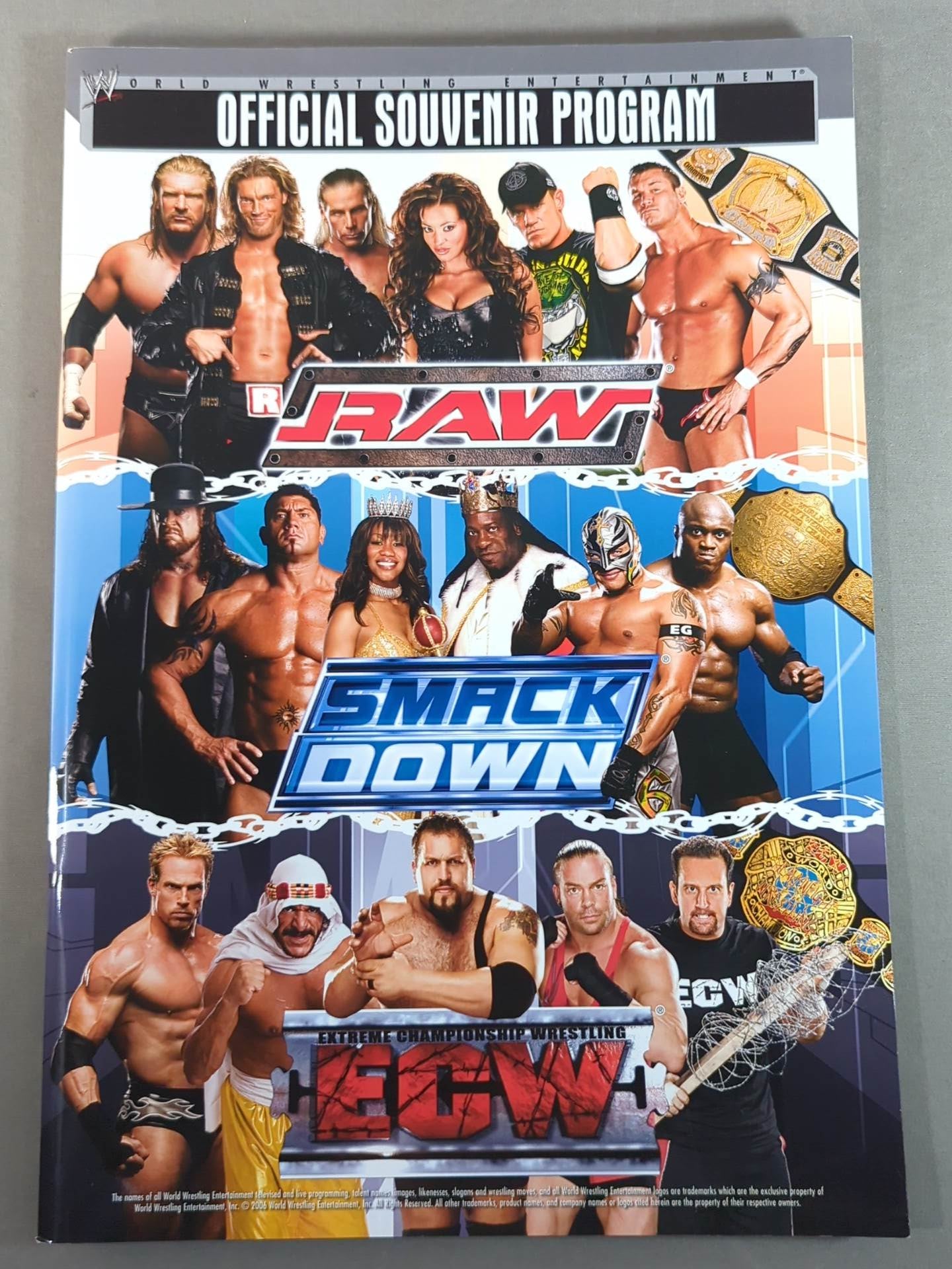 RAW＆SMACKDOWN＆ECW OFFICIAL SOUVENIR PROGRAM 2006