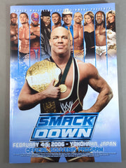 WWE SMACKDOWN! TOUR OFFICIAL SOUVENIR PROGRAM 2006 – 闘道館