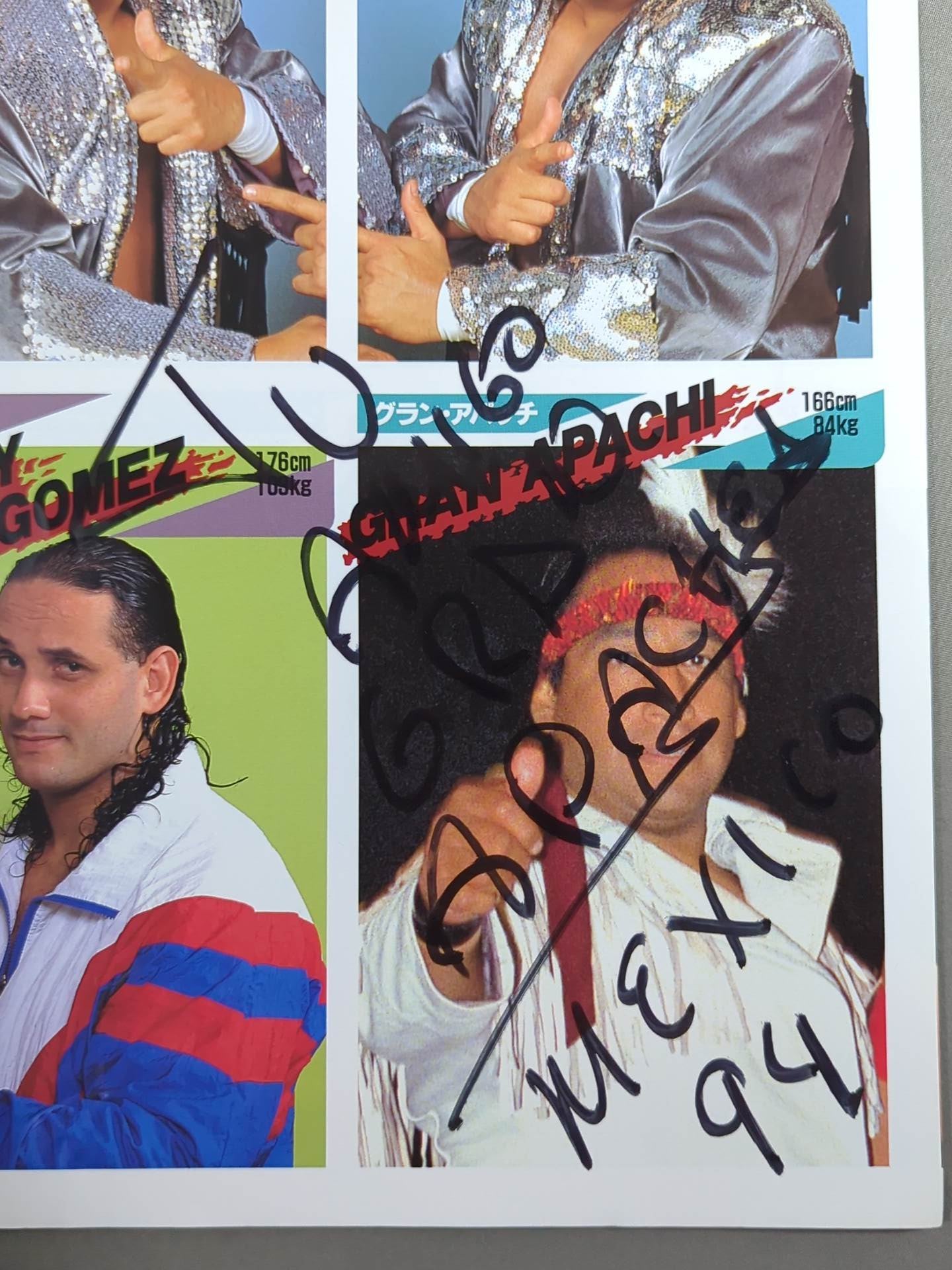 【グラン・アパッチ 直筆サイン入り】IWA JAPAN プロレス / 奇跡を信じよ､荒谷信孝を見よ｡