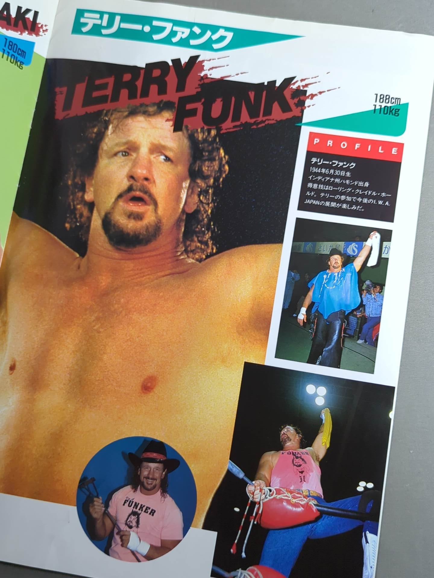 【グラン・アパッチ 直筆サイン入り】IWA JAPAN プロレス / 奇跡を信じよ､荒谷信孝を見よ｡