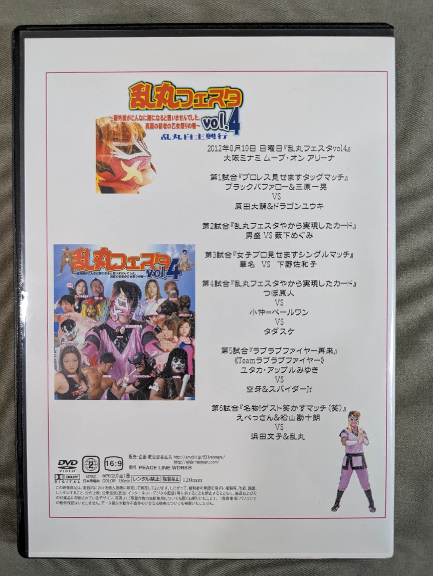 ☆直筆サイン入り☆ 乱丸フェスタ vol.4 ～紫外線がこんなに的になると