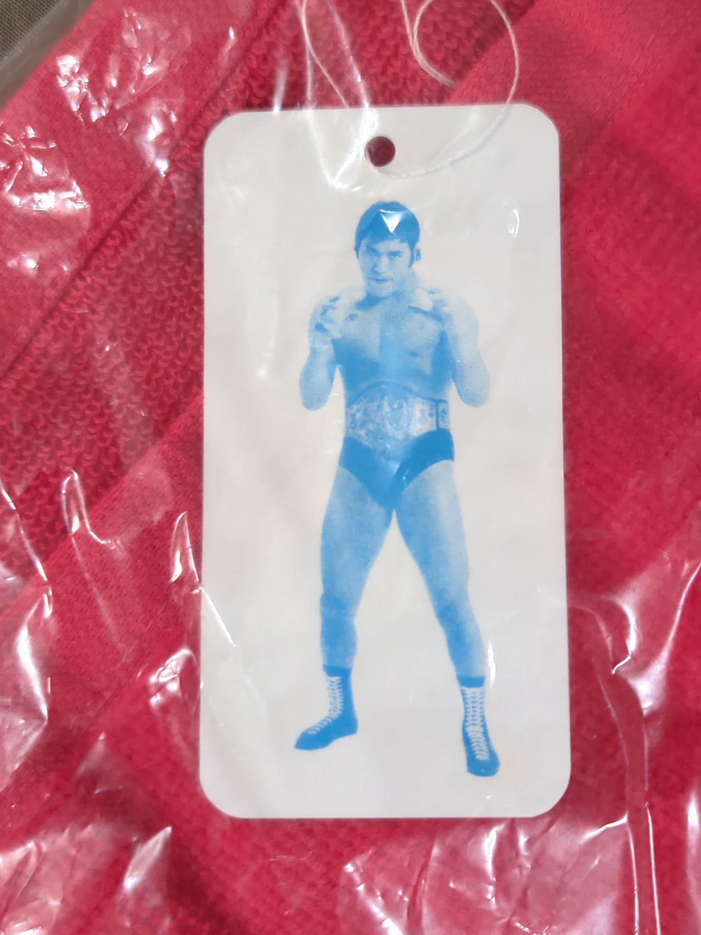 Antonio Inoki  "Fighting Spirit Sign Gold Embroidery" Sports Towel