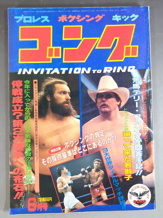 ★ Terry Funk Monthly Gong Vol.15 ★ No.6 with Mini Color Card