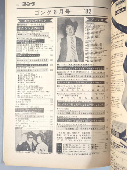 ★ Terry Funk Monthly Gong Vol.15 ★ No.6 with Mini Color Card