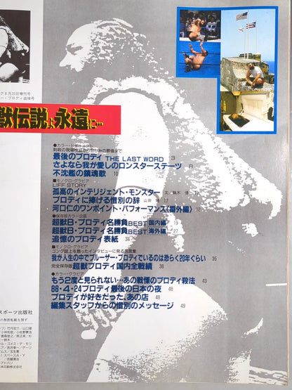 ゴング増刊号 ～ブルーザー・ブロディ追悼号～