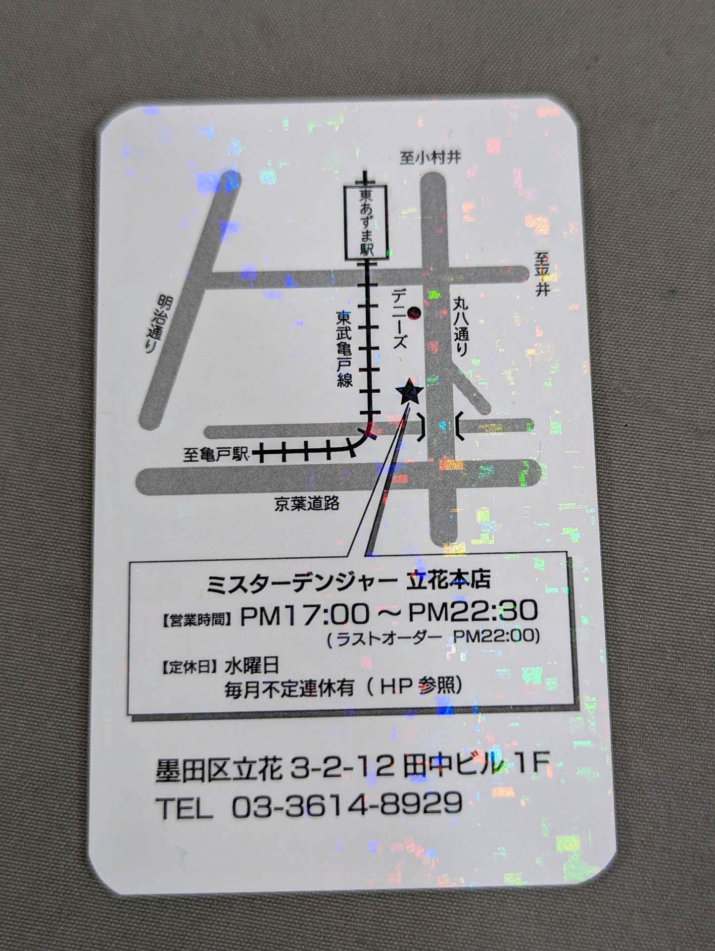 ミスター・デンジャー デンジャーカード⑦