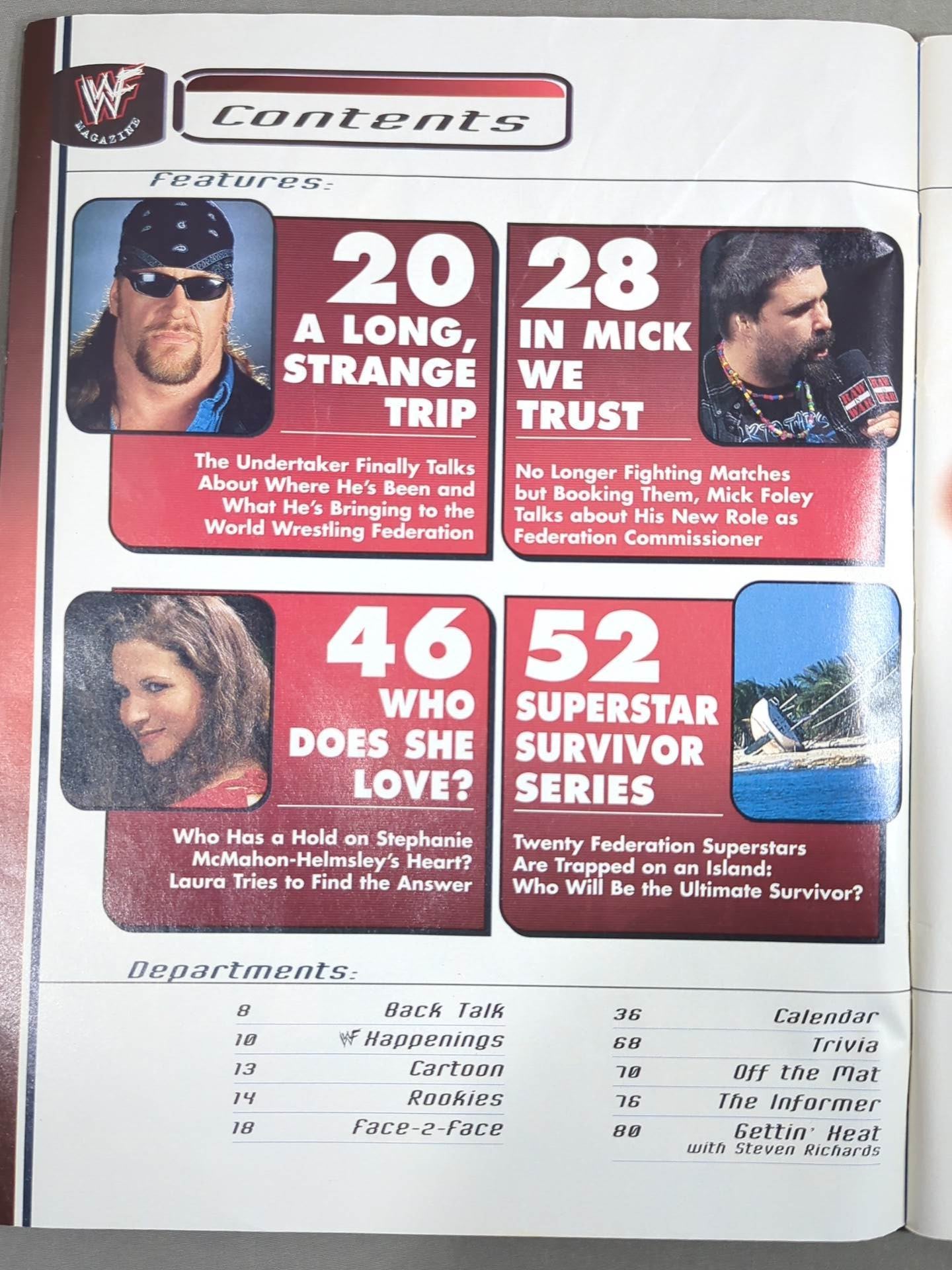 WWF MAGAZINE October 2000