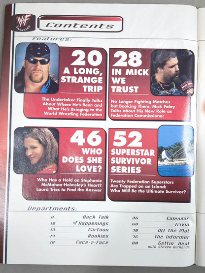 WWF MAGAZINE October 2000