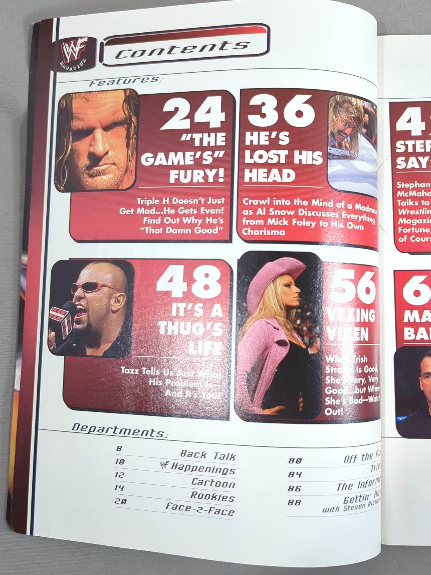 WWF MAGAZINE November 2000