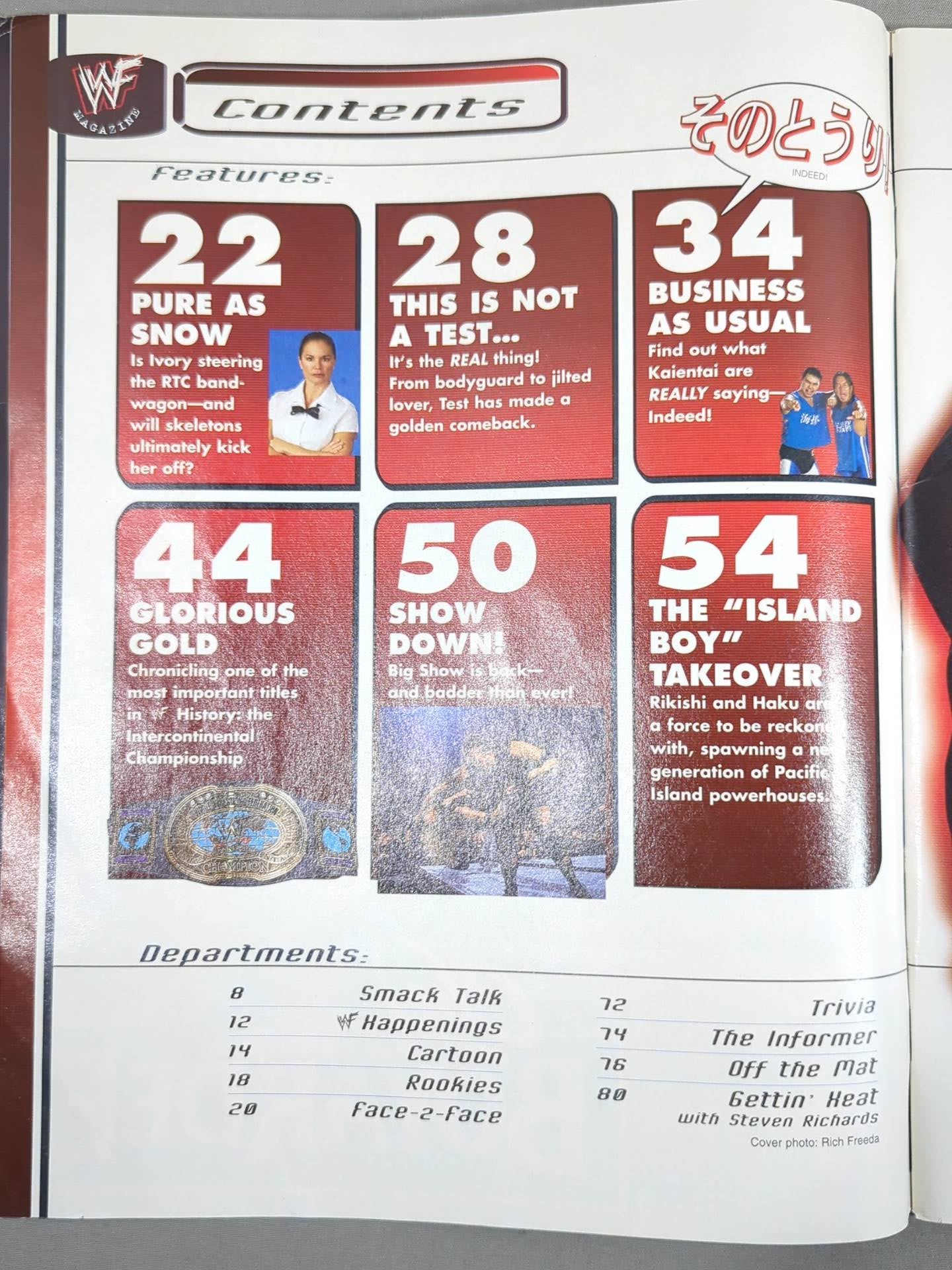 WWF MAGAZINE May 2001