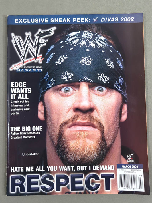 WWF MAGAZINE March 2002