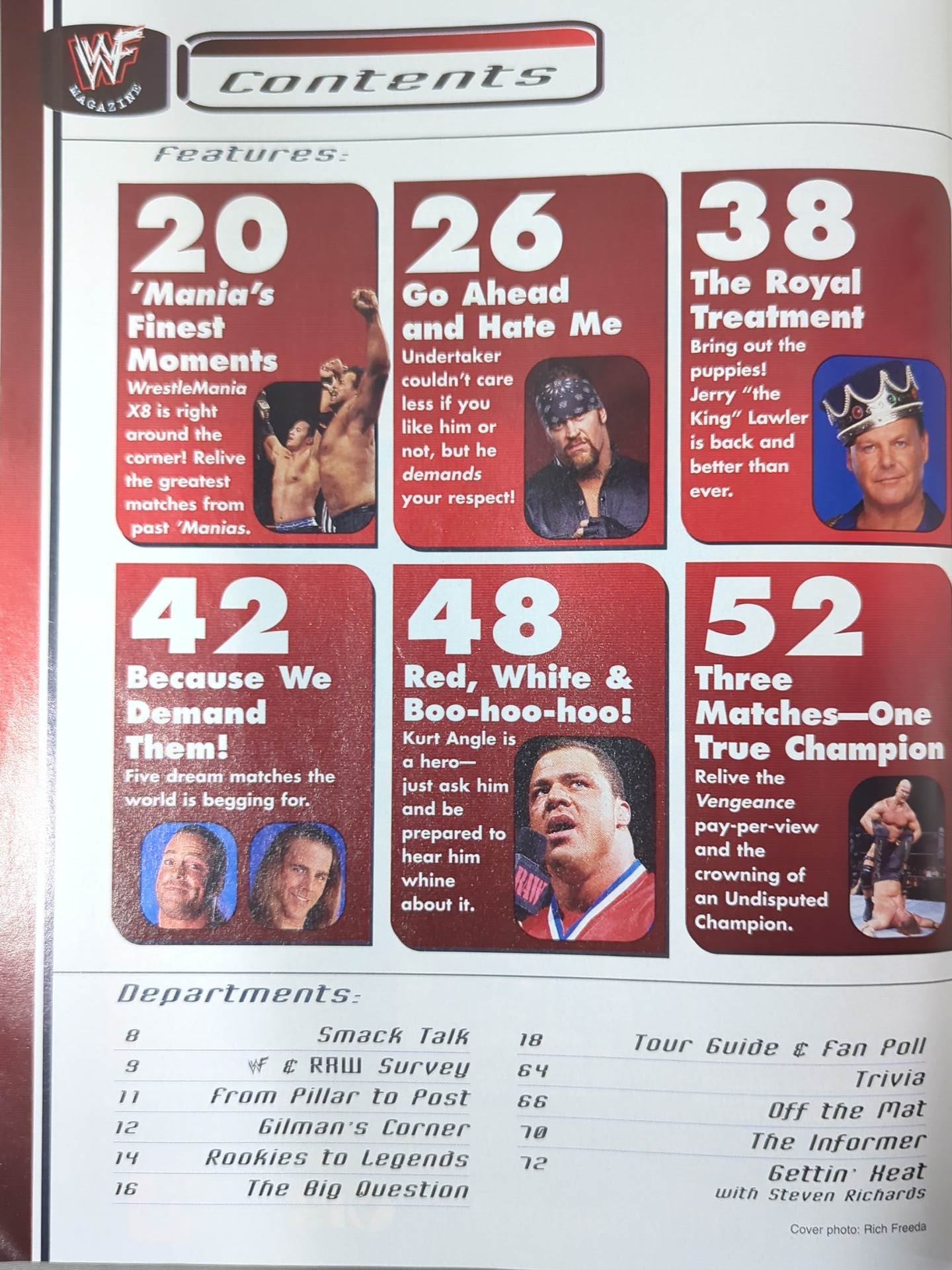 WWF MAGAZINE March 2002