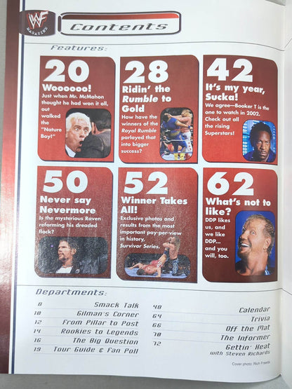 WWF MAGAZINE February 2002