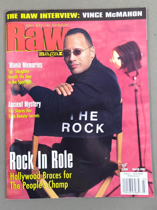 RAW MAGAZINE March 2001