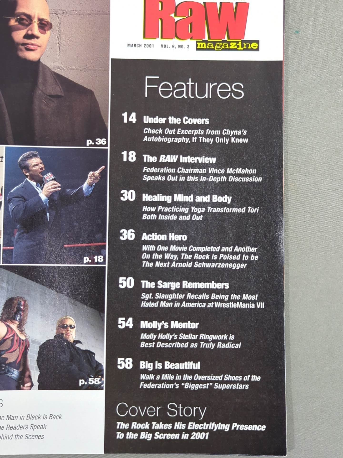 RAW MAGAZINE March 2001