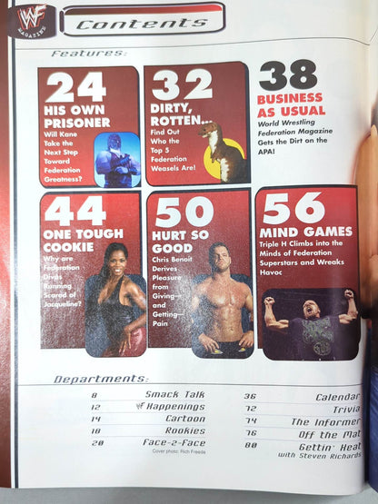 WWF MAGAZINE April 2001