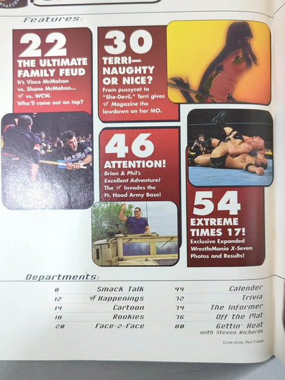 WWF MAGAZINE June 2001