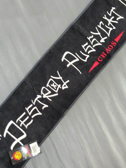 CHAOS "DESTROY PUSSY CAT Wrestling " muffler towel