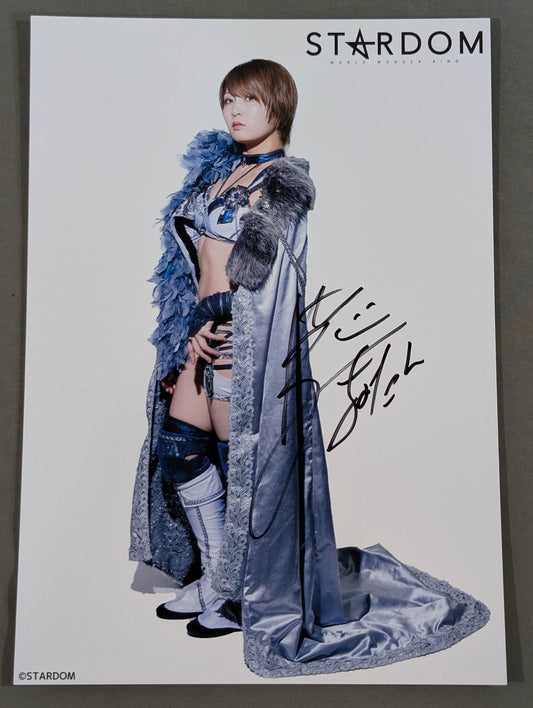 Saori Anou  hand signed autograph  Starda Pro-Photo  (D-1)