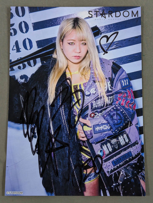 Momo Watanabe  hand signed autograph  Starda Pro-Photo (J-9)