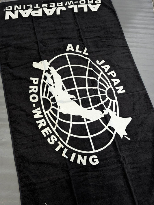 All Japan Pro Wrestling Big Logo Bath Towel