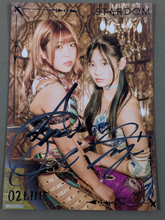 02LINE AZM＆天咲光由 ポートレート(A-1)