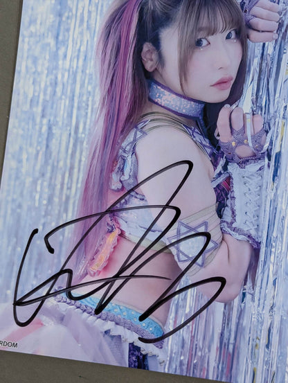 中野たむ 直筆サイン入り スターダムポートレート(C-8)