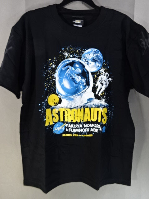 [2 hand signed autographs ] Astronauts "AUTRONAUTS" T-shirt (1) (black)
