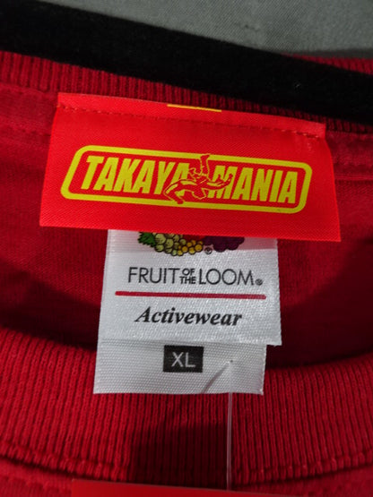 Yoshihiro Takayama  "GERMAN SUPLEX" T-Shirt (1) (Red)