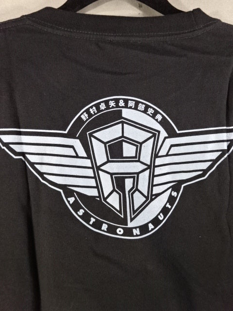 【Takuya Nomura  hand signed autograph Astronauts "AUTRONAUTS" T-shirt (1) (black)