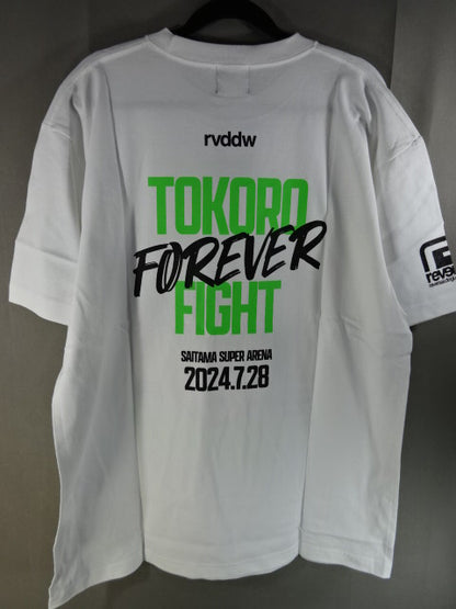 Hideo Tokoro×reversal  "TOKORO MMA GRAPPLER" T-shirt (2) (white)