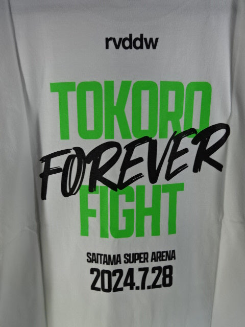 Hideo Tokoro×reversal  "TOKORO MMA GRAPPLER" T-shirt (2) (white)