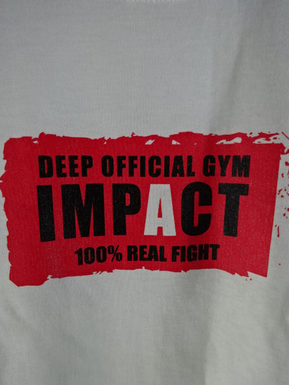 DEEP OFFICIAL GYM IMPACT T-Shirt (1) (White)