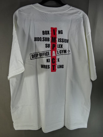 DEEP OFFICIAL GYM IMPACT T-Shirt (1) (White)