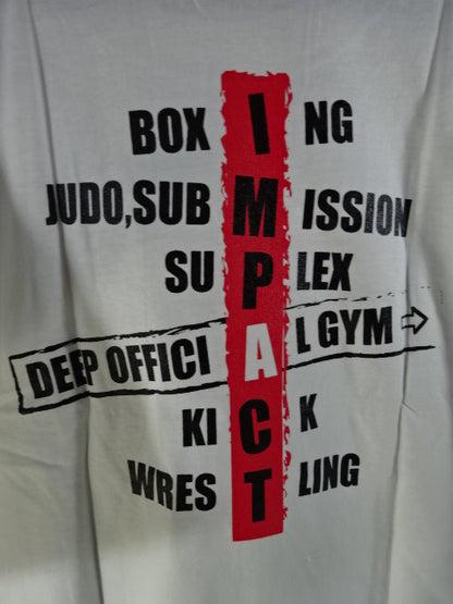DEEP OFFICIAL GYM IMPACT T-Shirt (1) (White)