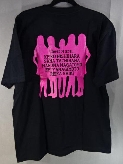 WRESTLE-1 Cheer-I "CHEER 1" T-Shirt (2) (Black)