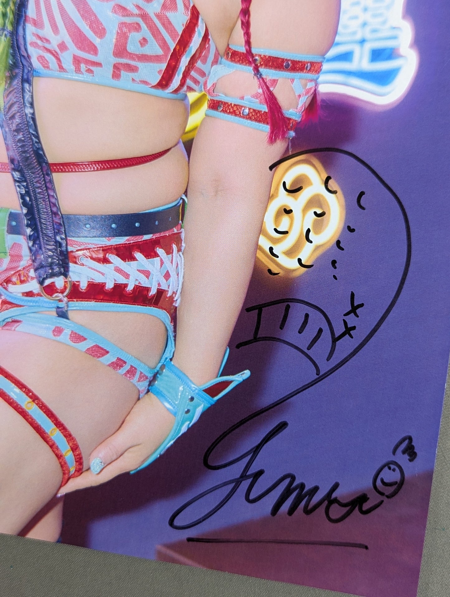 Yuna Mizumori  hand signed autograph  Starda Pro-Photo (B-2)