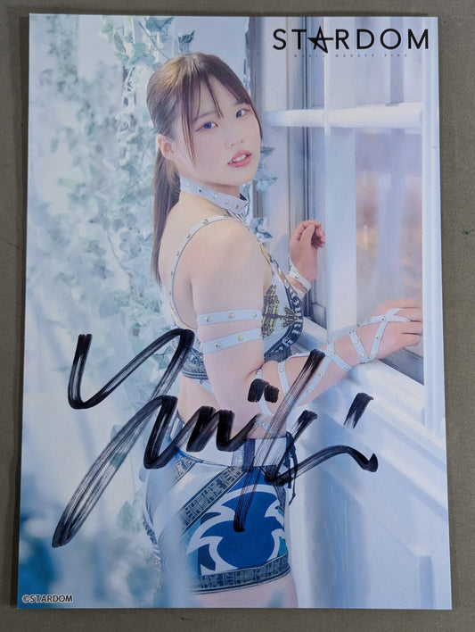 Yumizuki hand signed autograph  stardom Pro-Photo (A-6)
