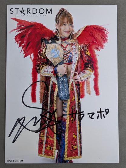 Akari hand signed autograph stardom Pro-Photo (I-1)