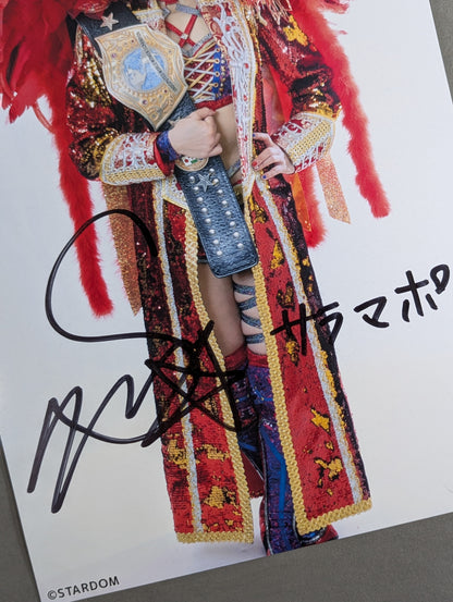 Akari hand signed autograph stardom Pro-Photo (I-1)