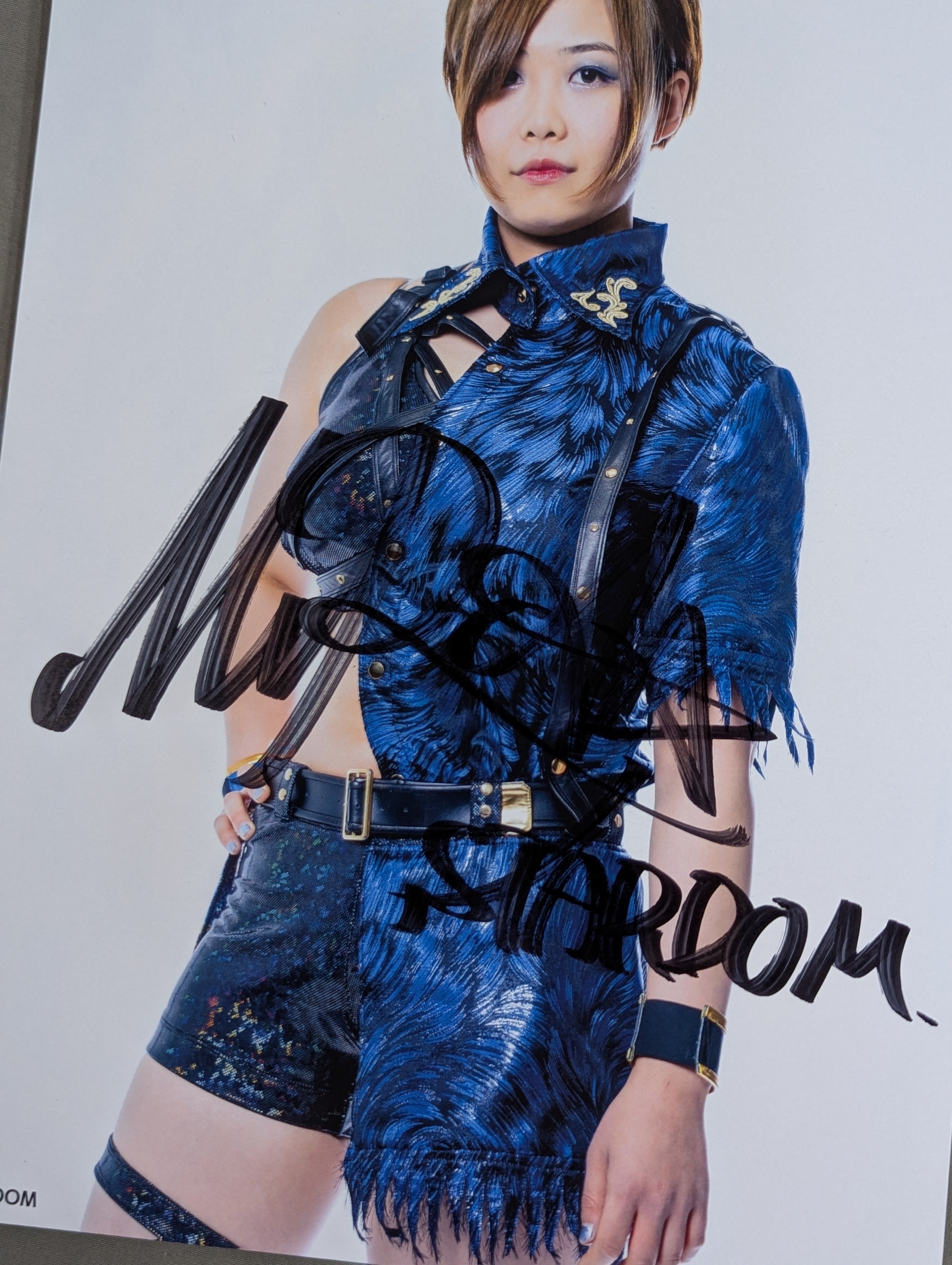 MIRAI 直筆サイン入り スターダムポートレート(C-5) – 闘道館