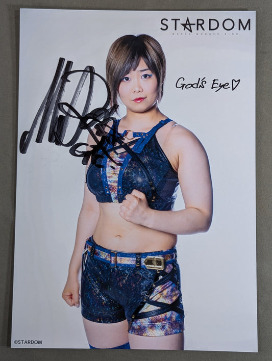 MIRAI 直筆サイン入り スターダムポートレート(C-6)