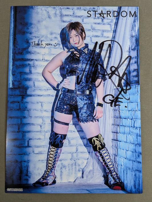 MIRAI 直筆サイン入り スターダムポートレート(C-7)