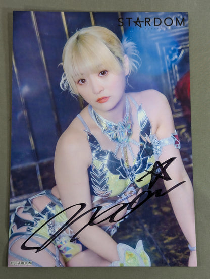 なつぽい 直筆サイン入り スターダムポートレート(P-1)