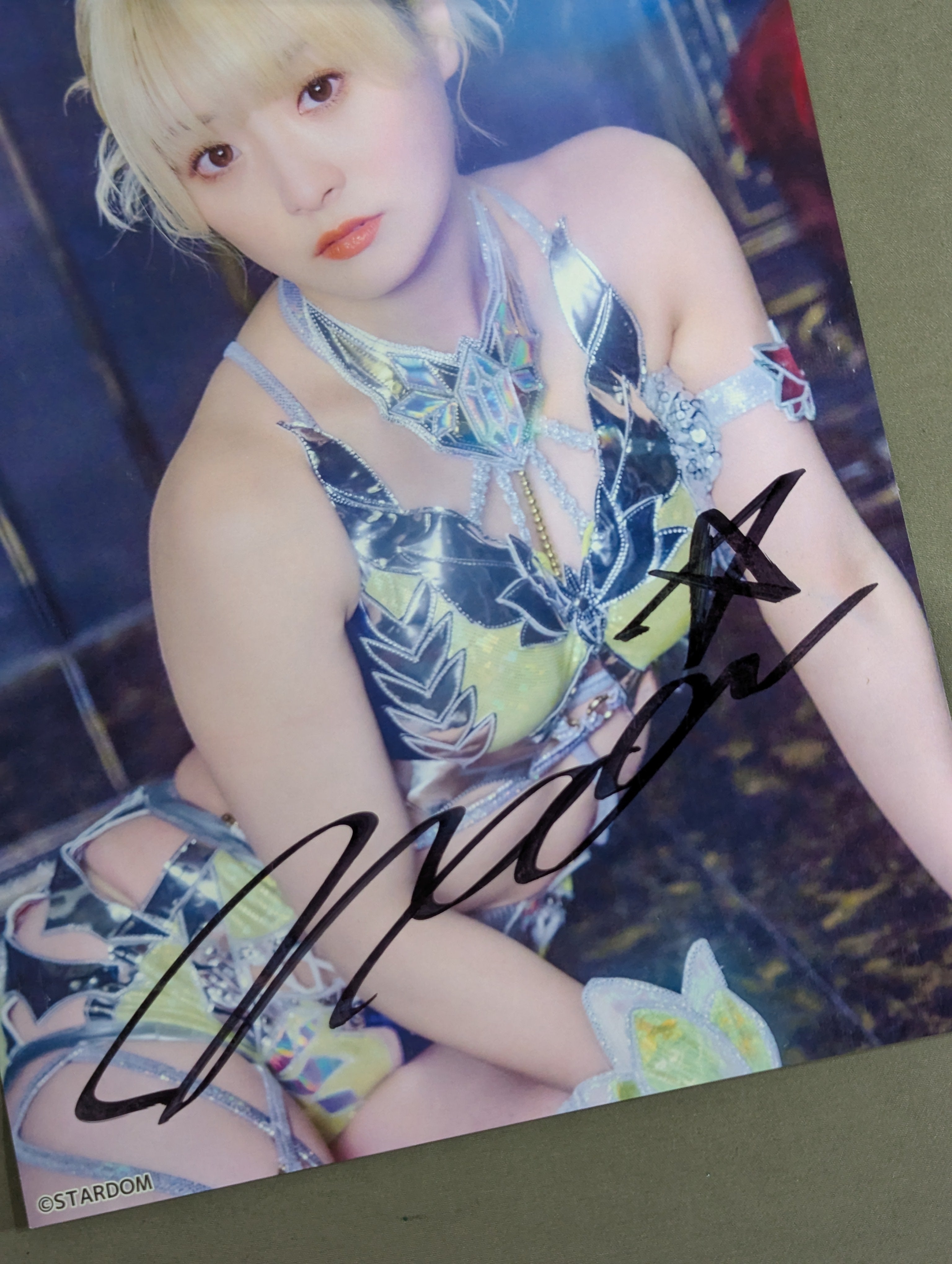 スターダム　なつぽい選手　直筆サイン入り写真集 なつぽい 直筆サイン入り スターダムポートレート(P-1) – 闘道館