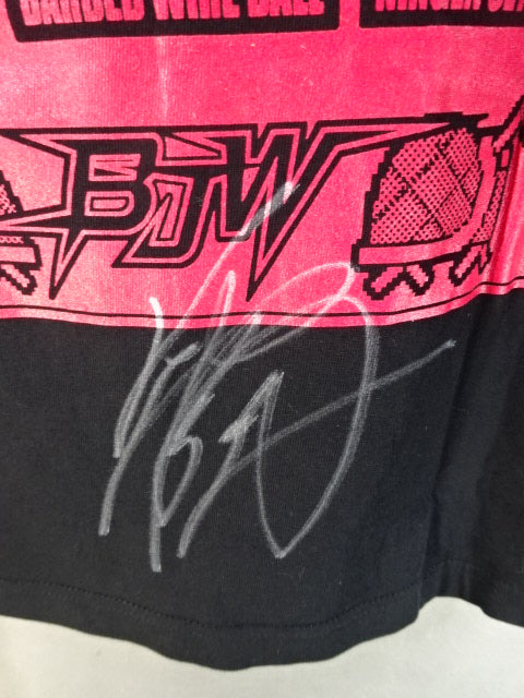 [Autographed triple autographed] Blood Midoro Brothers III "SUPER CHIMIDORO BROS." T-shirt