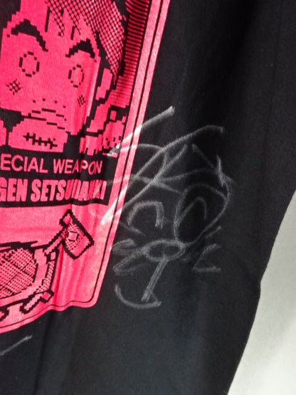 [Autographed triple autographed] Blood Midoro Brothers III "SUPER CHIMIDORO BROS." T-shirt